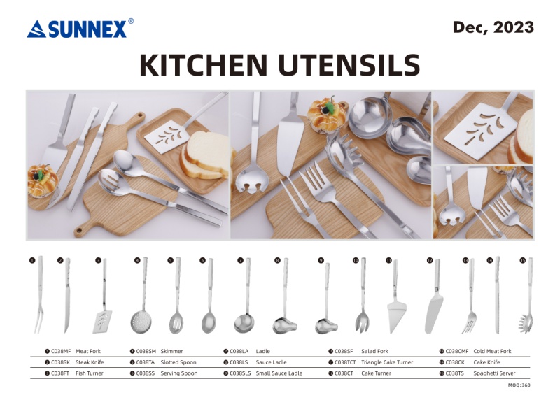 Nuovi articoli Sunnex: utensili da cucina