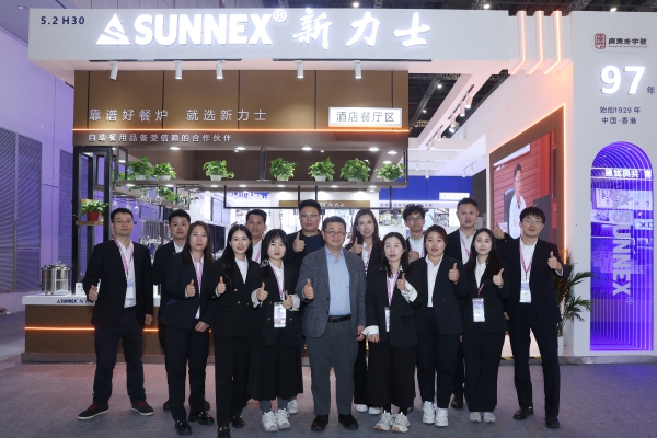 SUNNEX brilla a HOTELEX Shanghai 2026, leader nel settore delle attrezzature per la ristorazione con artigianalità e innovazione