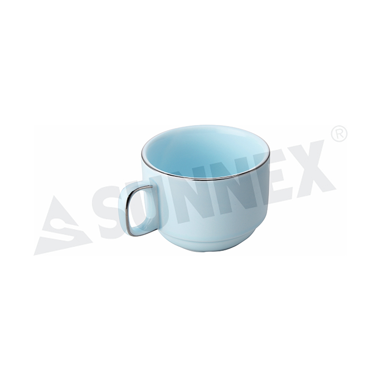 Tazza da caffè in porcellana di colore blu